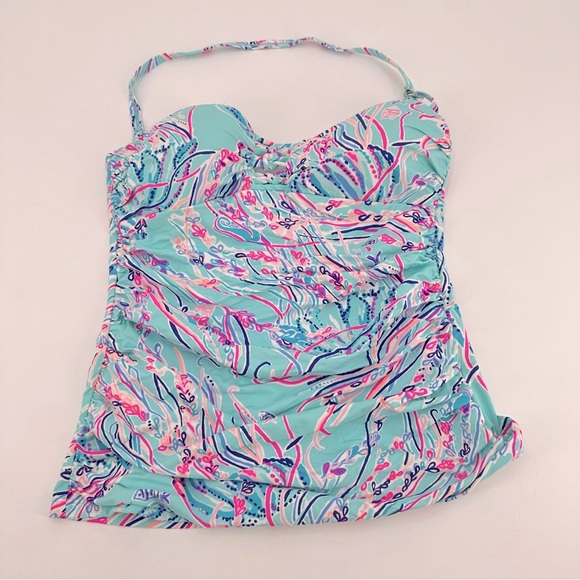 Lilly Pulitzer Tankini Top Swim Top Only Size 2 - Picture 1 of 4